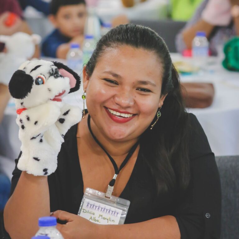 Participant at Hogar Esperanza Children's Home training in Honduras. (2019)